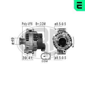 Alternator BMW Seria 3 Touring (E46) 316 i benzina 115 cai ERA 210855A