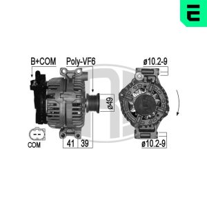 Alternator BMW Seria 1 (E81) 116 i benzina 115 cai ERA 210985A