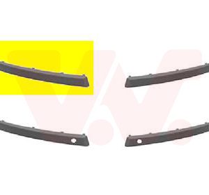 Banda de protectie bara de protectie BMW Seria 1 (E81) 118 i benzina 129 cai VAN WEZEL 0628582