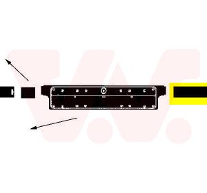 Banda de protectie bara de protectie BMW Seria 3 (E36) 320 i benzina 150 cai VAN WEZEL 0640581
