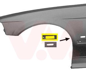 Aripa BMW Seria 3 (E36) 325 tds diesel 143 cai VAN WEZEL 0640655