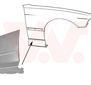 Aripa BMW Seria 3 cupe (E36) M3 3.0 benzina 286 cai VAN WEZEL 0642156