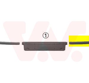 Banda de protectie bara de protectie BMW Seria 3 (E46) 320 d diesel 129 cai VAN WEZEL 0646583