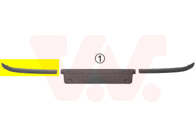 Banda de protectie bara de protectie BMW Seria 3 (E46) 320 i benzina 170 cai VAN WEZEL 0646584