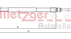 Cablu frana de parcare BMW Seria 1 Cabriolet (E88) 120 d diesel 177 cai METZGER 10.4138