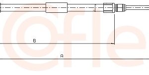 Cablu frana de parcare BMW Seria 3 Compact (E46) 325 ti benzina 192 cai COFLE 10.4137