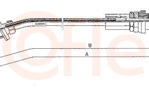 Cablu acceleratie BMW Seria 3 (E30) 318 i benzina 105 cai COFLE 11.1623