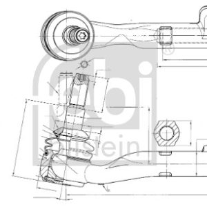 Cap de bara BMW Seria 3 (G20, G80, G28) 320 d diesel 163 cai FEBI BILSTEIN 186264