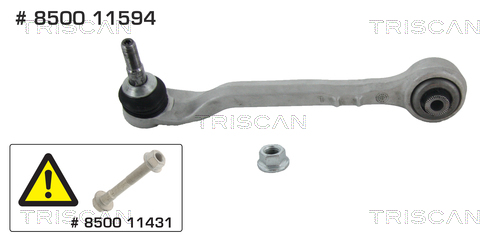Brat suspensie roata BMW Seria 3 (F30, F80) 328 i xDrive benzina 245 cai TRISCAN 8500 11594