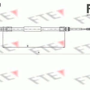 Cablu frana de parcare BMW Seria 3 cupe (E46) 320 Cd diesel 150 cai FTE 9250110
