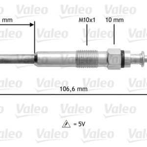 Bujie incandescenta BMW Seria 3 Cabriolet (E93) 325 d diesel 197 cai VALEO 345134