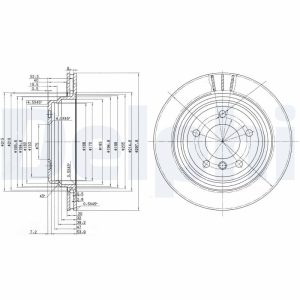 Disc frana DELPHI BG3042 Disc frana DELPHI BG3042 – imagine produs