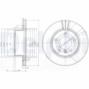 Disc frana DELPHI BG3899C Disc frana DELPHI BG3899C – imagine produs