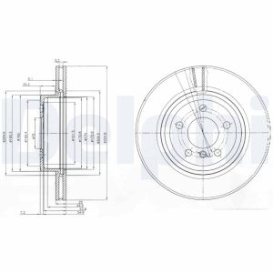 Disc frana DELPHI BG3938 – imagine produs