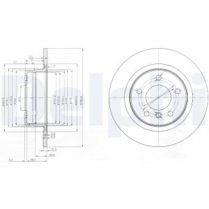 Disc frana DELPHI BG3960 – imagine produs
