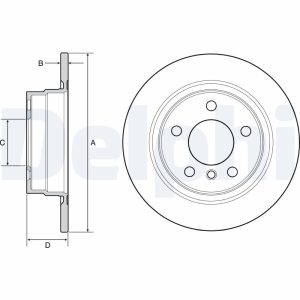Disc frana DELPHI BG4649C Disc frana DELPHI BG4649C – imagine produs