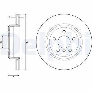 Disc frana DELPHI BG4664C – imagine produs