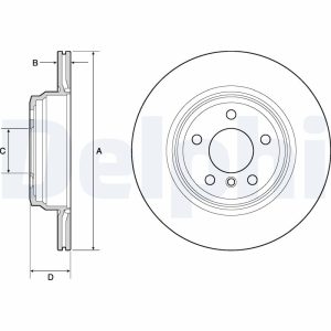 Disc frana DELPHI BG4665C – imagine produs