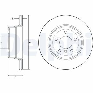 Disc frana DELPHI BG4695C – imagine produs