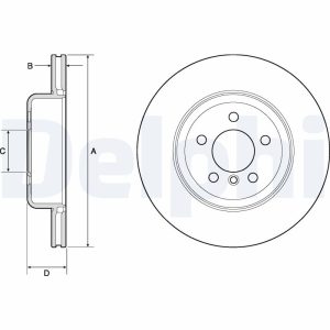 Disc frana DELPHI BG4752C – imagine produs