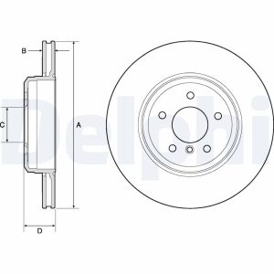 Disc frana DELPHI BG4753C – imagine produs