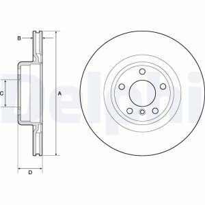 Disc frana DELPHI BG4755C – imagine produs