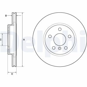 Disc frana DELPHI BG4777C – imagine produs