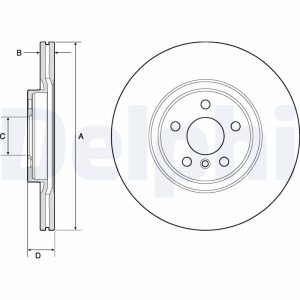 Disc frana DELPHI BG4780C – imagine produs