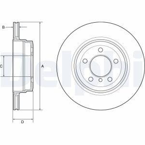 Disc frana DELPHI BG4937C – imagine produs