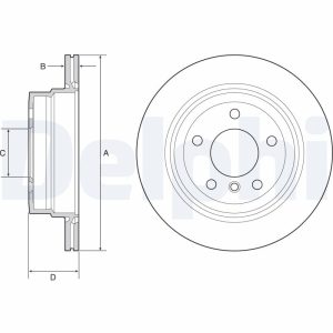 Disc frana DELPHI BG4946C – imagine produs