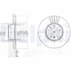 Disc frana DELPHI BG670 – imagine produs