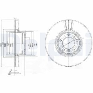 Disc frana DELPHI BG9005 – imagine produs