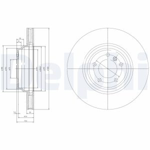 Disc frana DELPHI BG9019 Disc frana DELPHI BG9019 – imagine produs