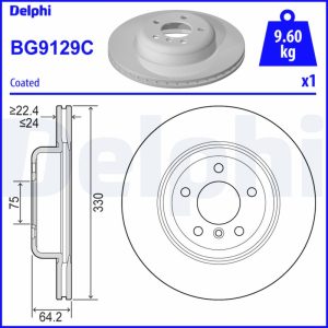 Disc frana DELPHI BG9129C – imagine produs