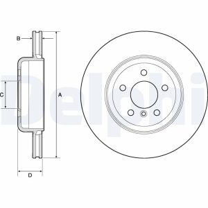 Disc frana DELPHI BG9130C – imagine produs