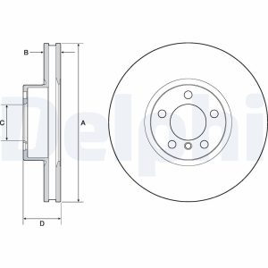 Disc frana DELPHI BG9141C – imagine produs