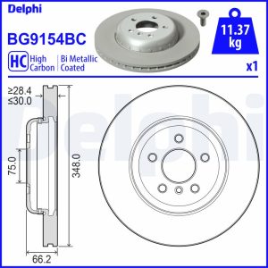 Disc frana DELPHI BG9154BC – imagine produs