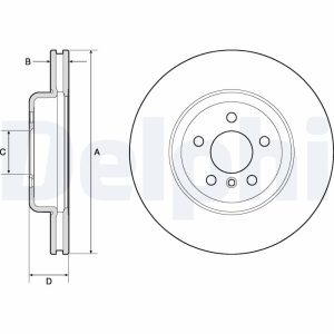 Disc frana DELPHI BG9154C – imagine produs