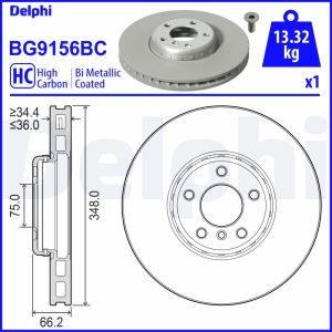 Disc frana DELPHI BG9156BC – imagine produs