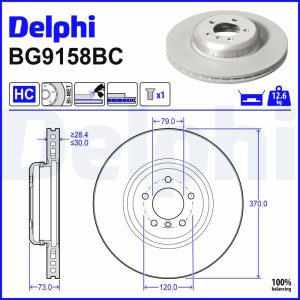 Disc frana DELPHI BG9158BC – imagine produs