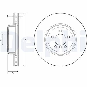 Disc frana DELPHI BG9158C – imagine produs
