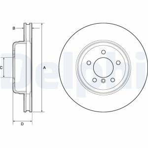 Disc frana DELPHI BG9159C – imagine produs