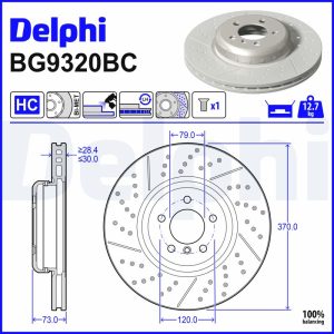 Disc frana DELPHI BG9320BC Disc frana DELPHI BG9320BC – imagine produs