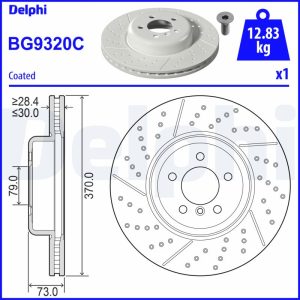 Disc frana DELPHI BG9320C – imagine produs