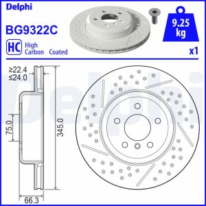 Disc frana DELPHI BG9322C – imagine produs