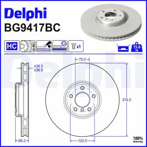 Disc frana DELPHI BG9417BC – imagine produs