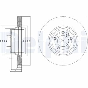 Disc frana DELPHI BG9788 – imagine produs