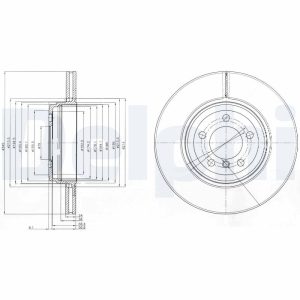 Disc frana DELPHI BG9789 Disc frana DELPHI BG9789 – imagine produs