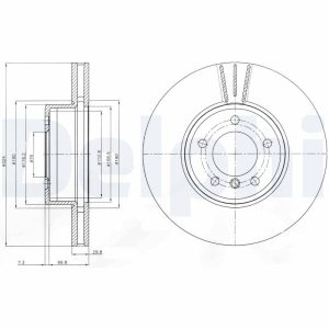 Disc frana DELPHI BG9871C – imagine produs