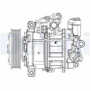 Compresor climatizare DELPHI CS20504 Compresor climatizare DELPHI CS20504 – imagine produs